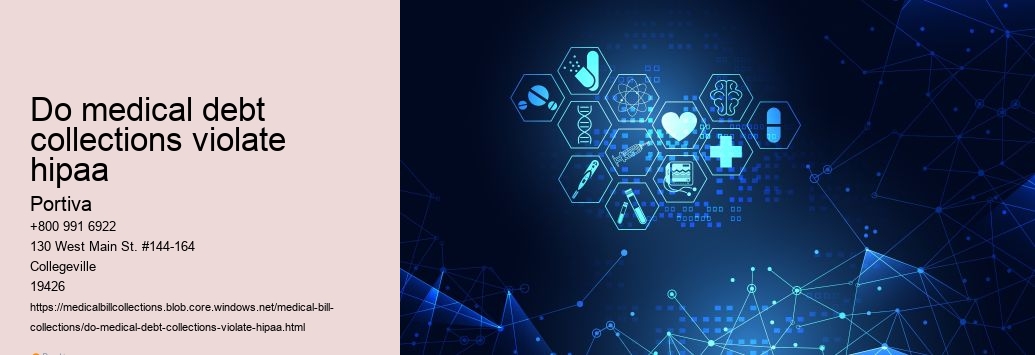 do medical debt collections violate hipaa